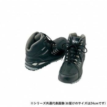 アイトス 56380 防水セーフティシューズ ミドルカット 男女兼用 ブラック 24.0cm