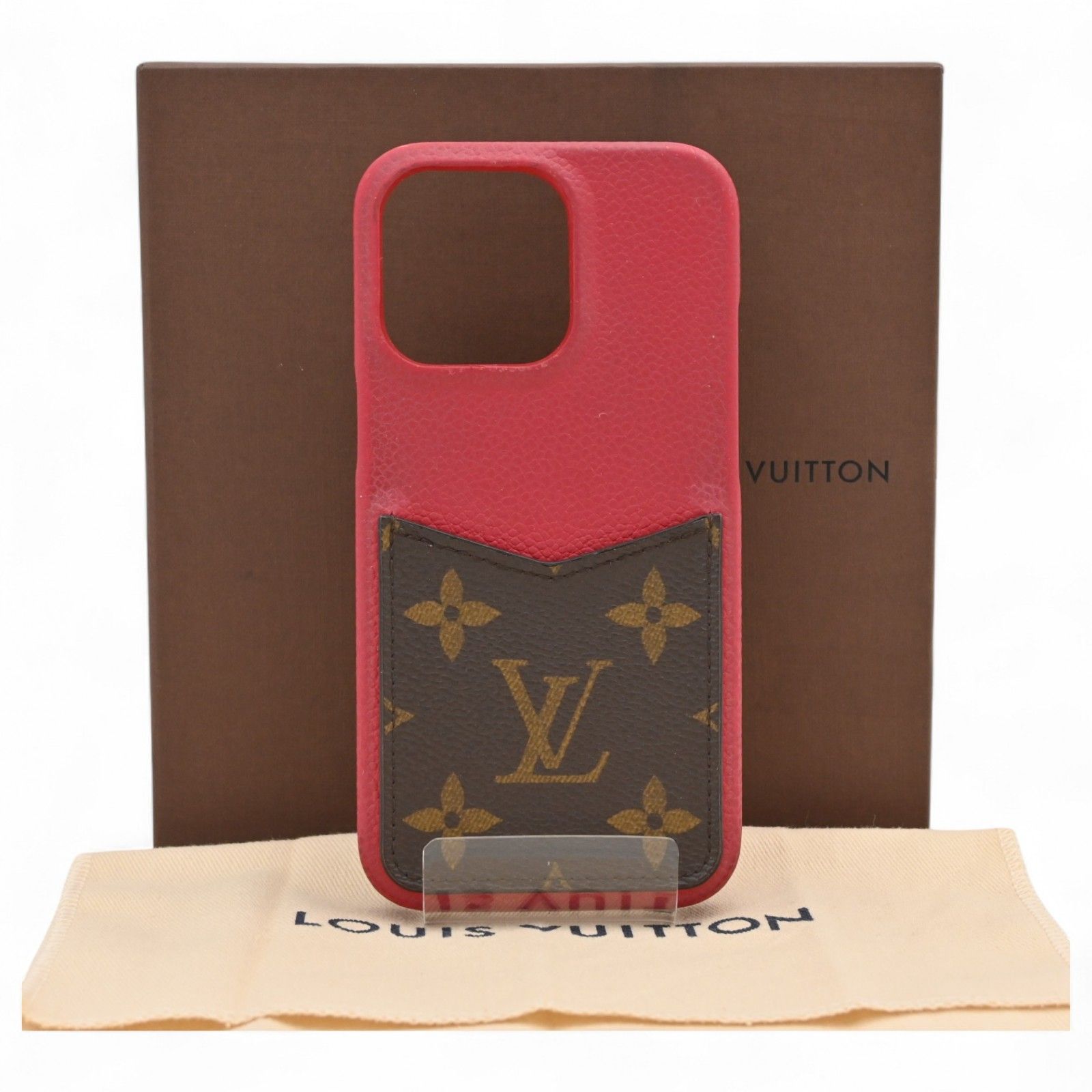 ルイヴィトン モノグラム バンパー 13pro iPhoneケース Bランク lv9902vd