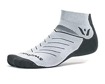 【中古】【輸入品・未使用】swiftwick 速乾 丈の長さ 2.54cm MADE IN USA [ヴァイブ ONE グレー S] 1F140ZZ-S