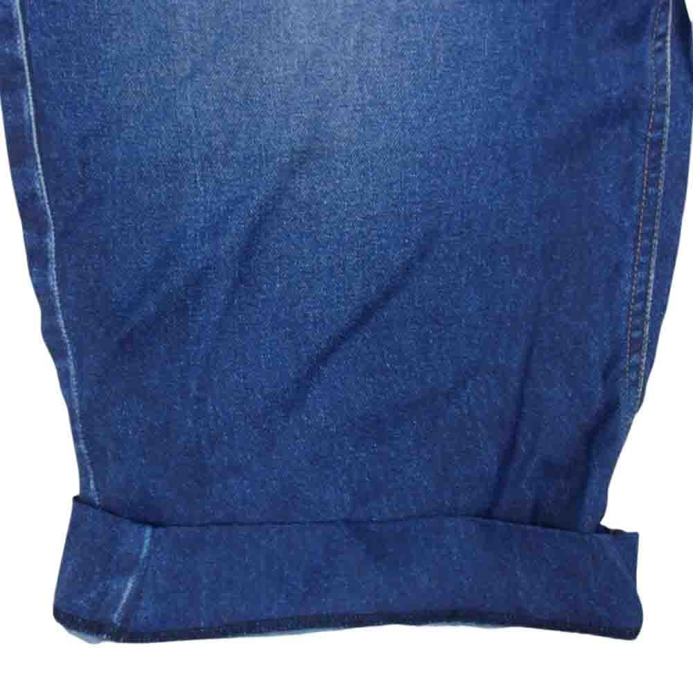 BALENCIAGA バレンシアガ 621588 TIW58 DENIM TROMPE L'oeiL トロンプルイユ デニム 転写プリント パンツ インディゴブルー系 M【中古】 BALENCIAGA バレンシアガ 621588 TIW58 DENIM TROMPE L'oeiL