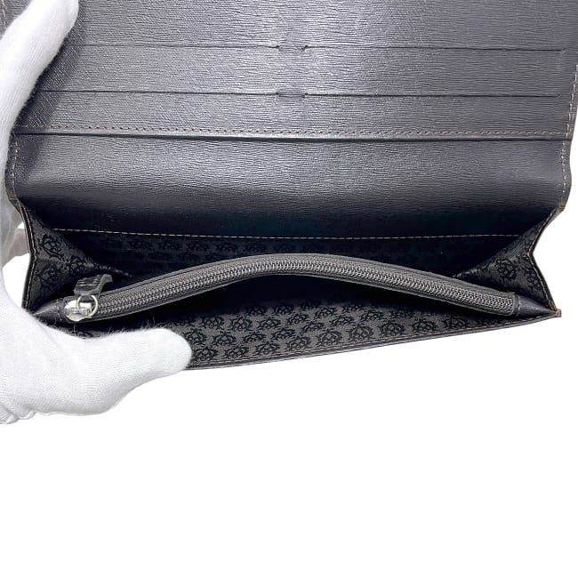 ダンヒル 二つ折り 長財布 ec-24012 ブラック サイドカー 美品 財布 レザー 中古 dunhill ロング ウォレット シンプル 人気 定番 お洒落 上品 カジュアル エレガント 黒 ユニセックス レディース メンズ 高級感 ファッション小物 ブランド 本物 鑑定済み ダンヒル 二つ折り 長財布 ブラック サイドカー 美品 財布 レザー 中古