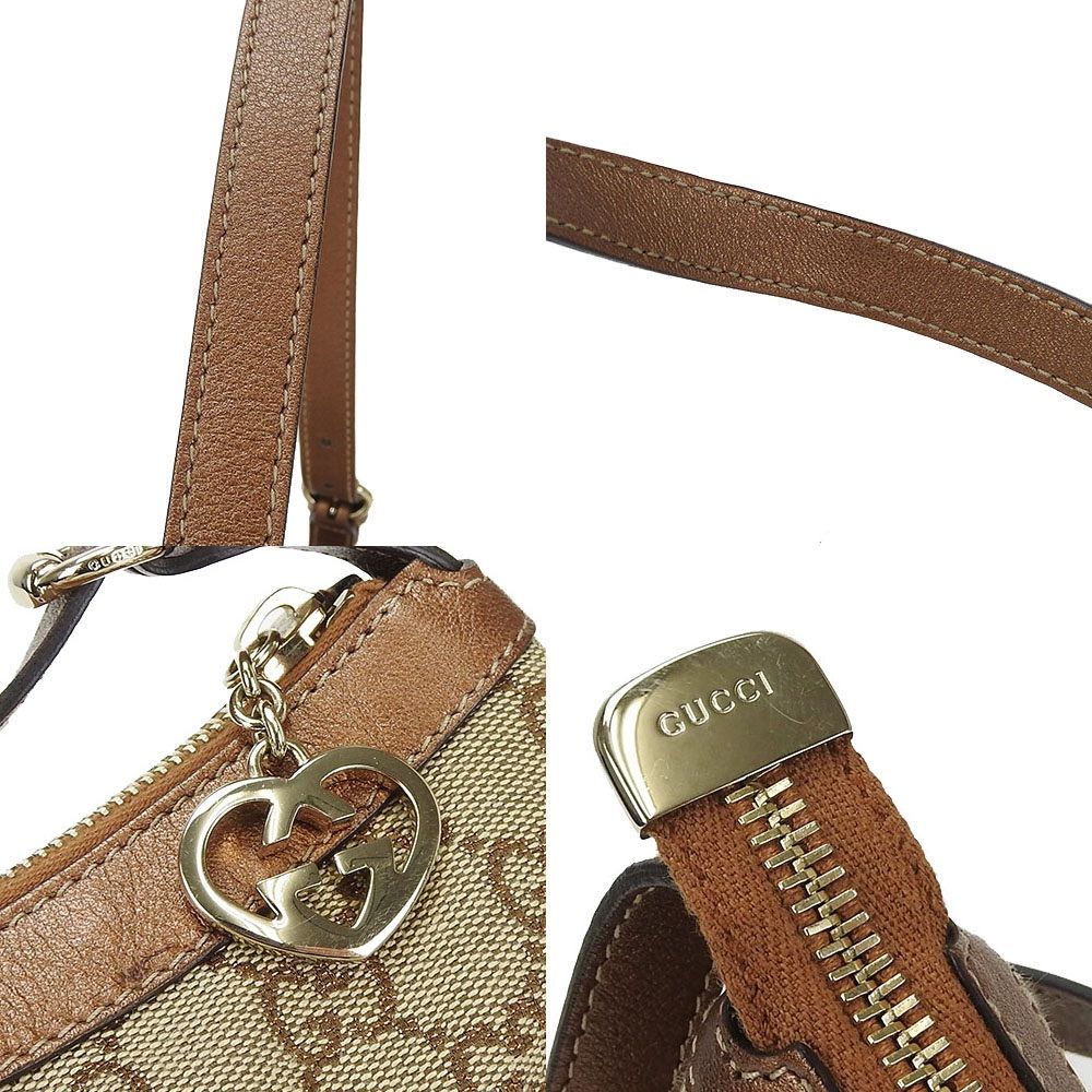 GUCCI GUCCI グッチ GGキャンバス ミニハンド アクセサリーポーチ