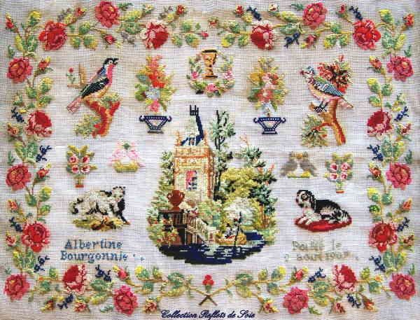 ルフレドゥソワ 図案 Albertine Bourgonnie 1907