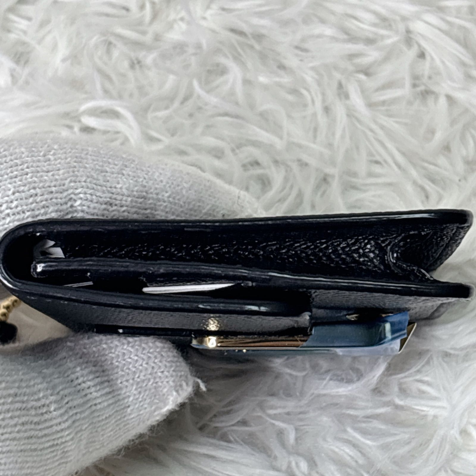 新品 BALLY バリー カードケース 名刺入れ ゴールド金具
