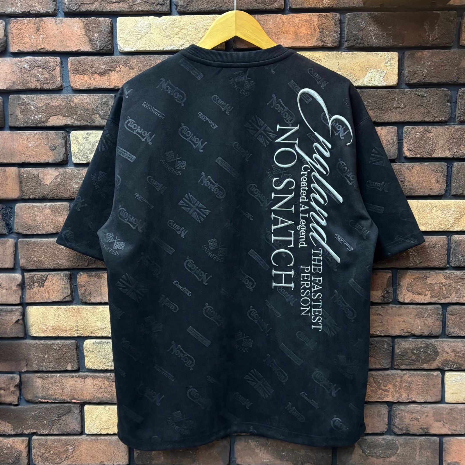 Norton XL スウェードシャツ　極美品 極美品 XL シングルステッチ HARBORSIDE GRAPHICS Tシャツ
