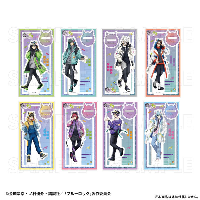 ブルーロック でびデコパーカー アクリルカード 凛 TVアニメ『ブルーロック』 ミニアクリルブロック でびデコ
