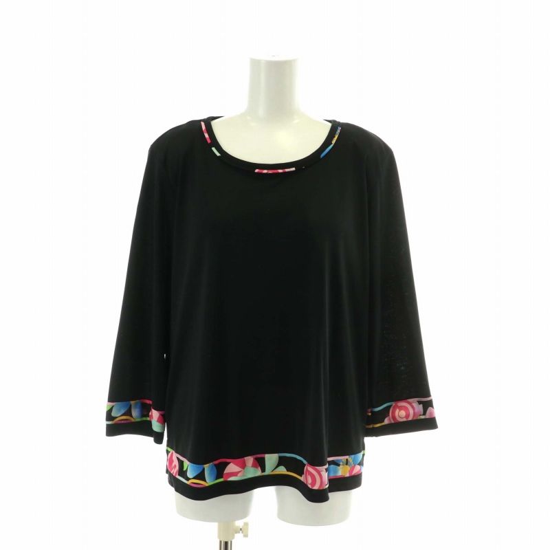 レオナール スポーツ7分丈ブラウス