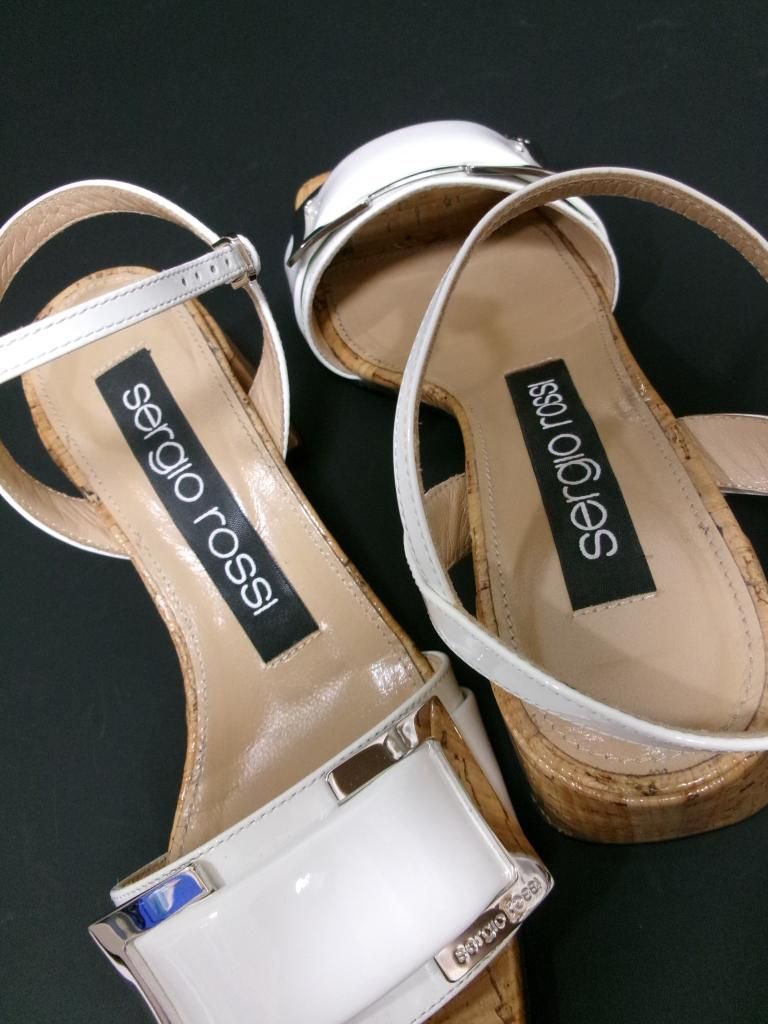 セルジオロッシ　ミュール　サンダル　フラットシューズ　アンクルストラップ Sergio rossi Rossi セルジオロッシ サンダル SR JELLY 015