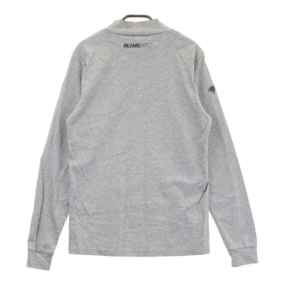 サイズ： BEAMS GOLF ビームスゴルフ  ハイネック 長袖Tシャツ  グレー系 [240101466472] ゴルフウェア メンズ ストスト BEAMS GOLF ビームスゴルフ ハイネック 長袖Tシャツ グレー系