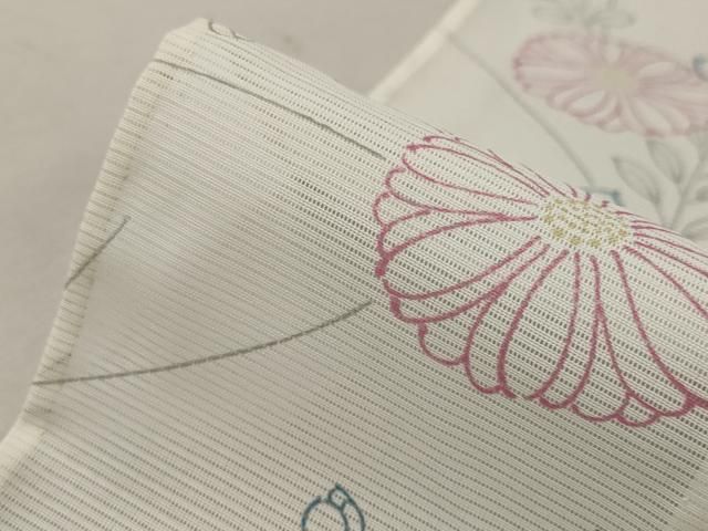 平和屋着物＊夏物　小紋　絽　吉祥草花文　洗える着物　AABH3927jd 平和屋着物＊夏物 小紋 絽 草花文 洗える着物 AAAW3123st - メルカリ