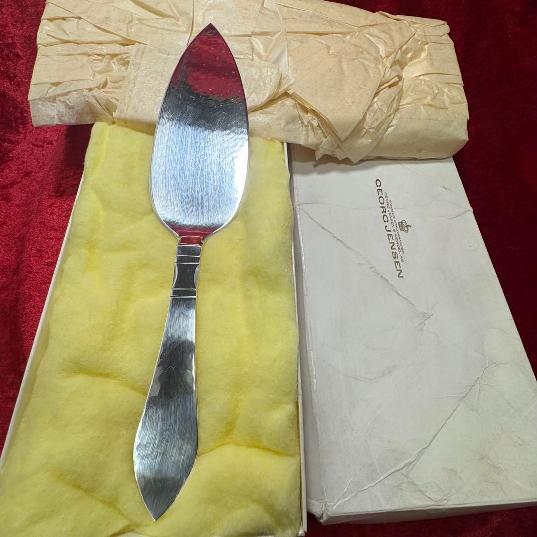 美品 銀製 ケーキサーバー 80g ジョージジェンセン/GEORG JENSEN