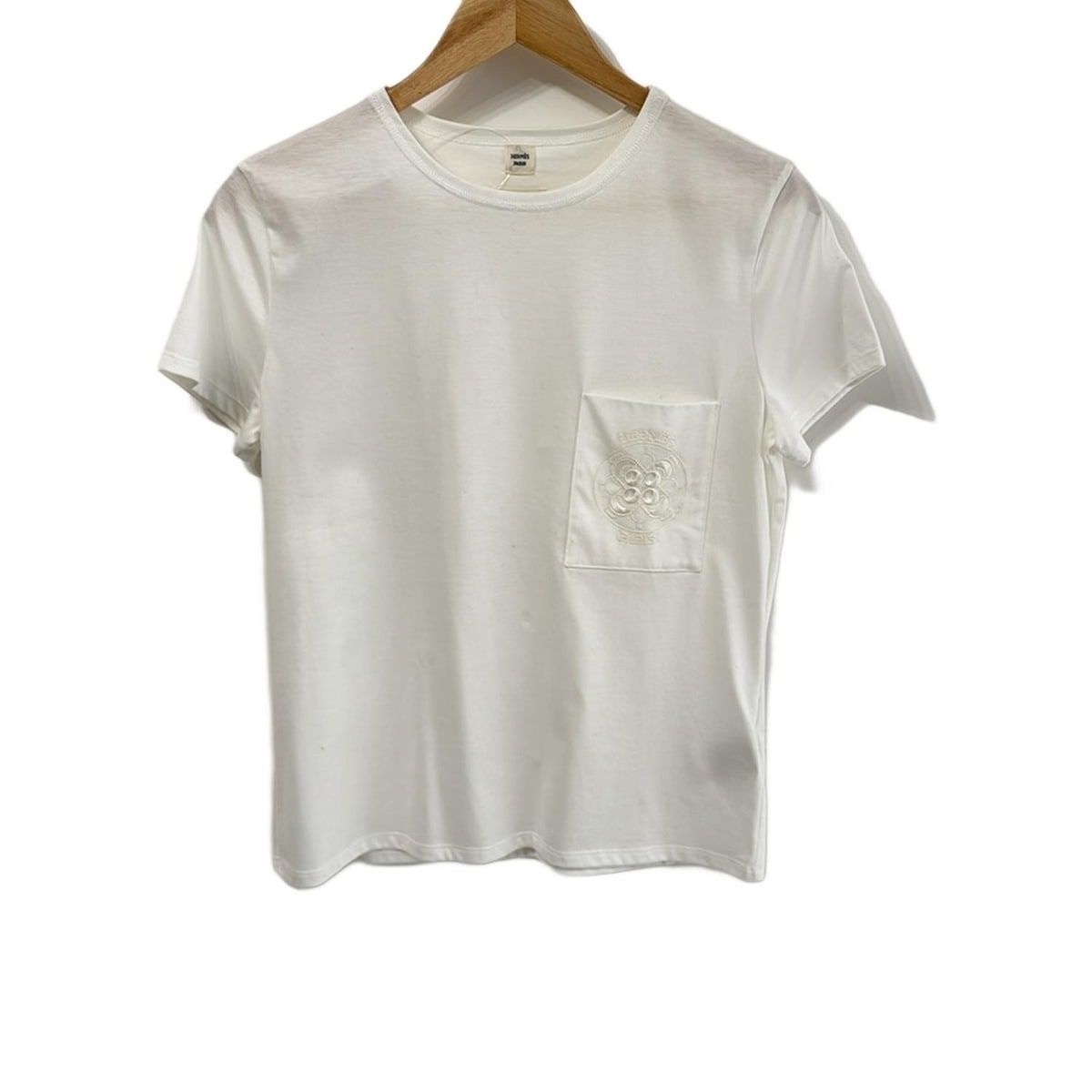 HERMES エルメス 半袖Tシャツ サイズ36 S レディース - 白 クルーネック