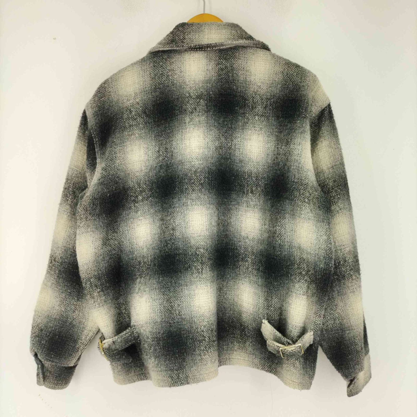 メルトン melton 90S USA製 FULL ZIP WOOL JACKET オンブレ