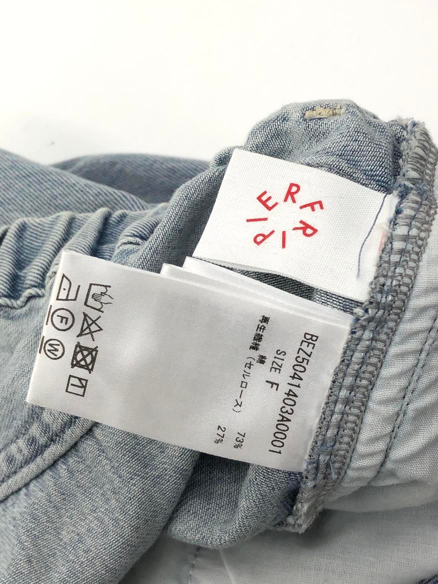 美品 BEARDSLEY ビアズリー ラップ風 デニムパンツ sizeF/ライト