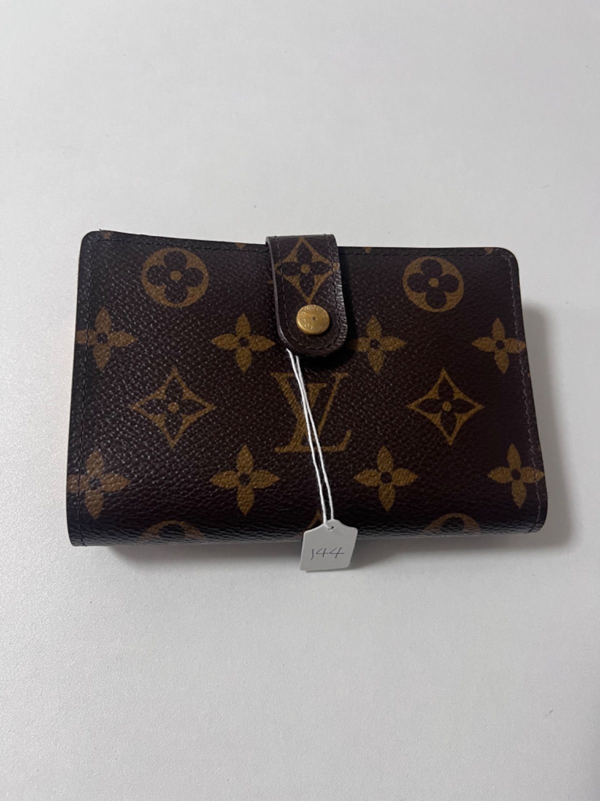 LOUIS VUITTON （ルイ ヴィトン） ポルト・モネ・ビエ・ヴィエノワ_モノグラム・キャンバス_BRW/PVC/ブラウン－－Mercari