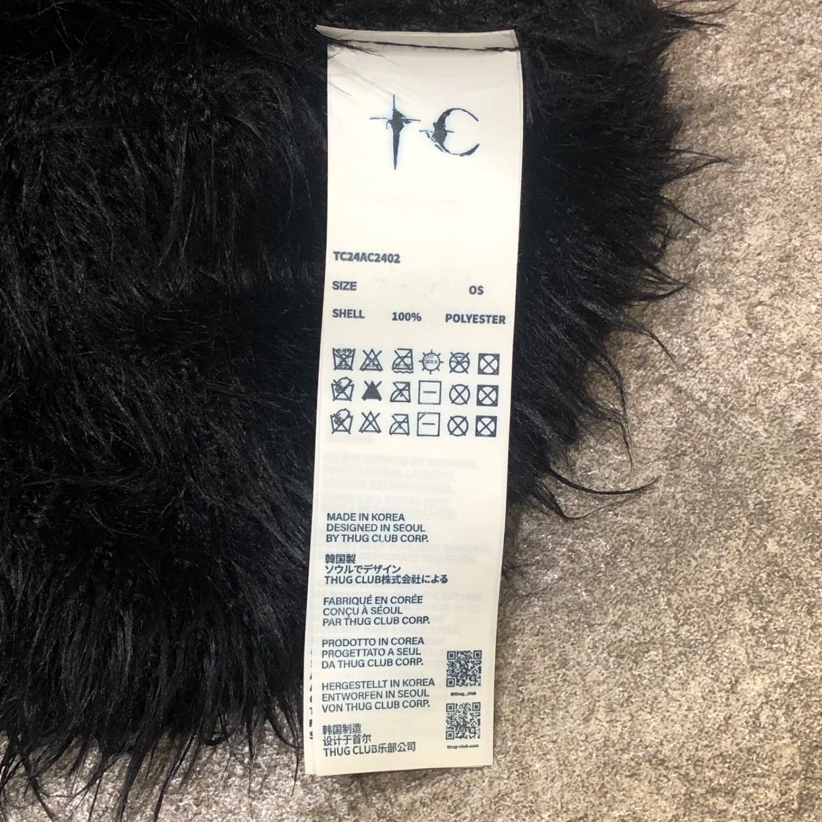 Thug Club 24AW FUR BEANIE ファー ビーニー ニット帽 ニット