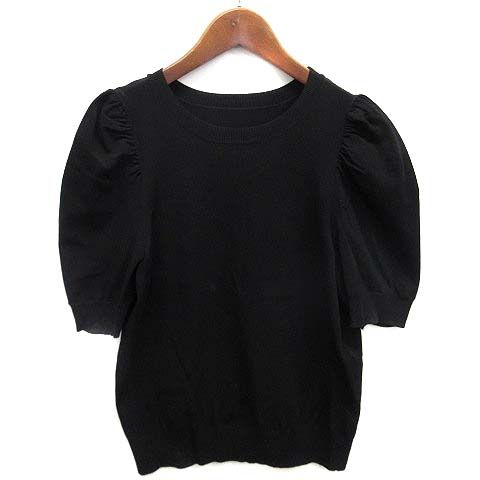 【新品未使用】ルルウィルビー　パフスリーブ トップス　Tシャツ ルルウィルビー Loulou Willoughby サマーニット トップス