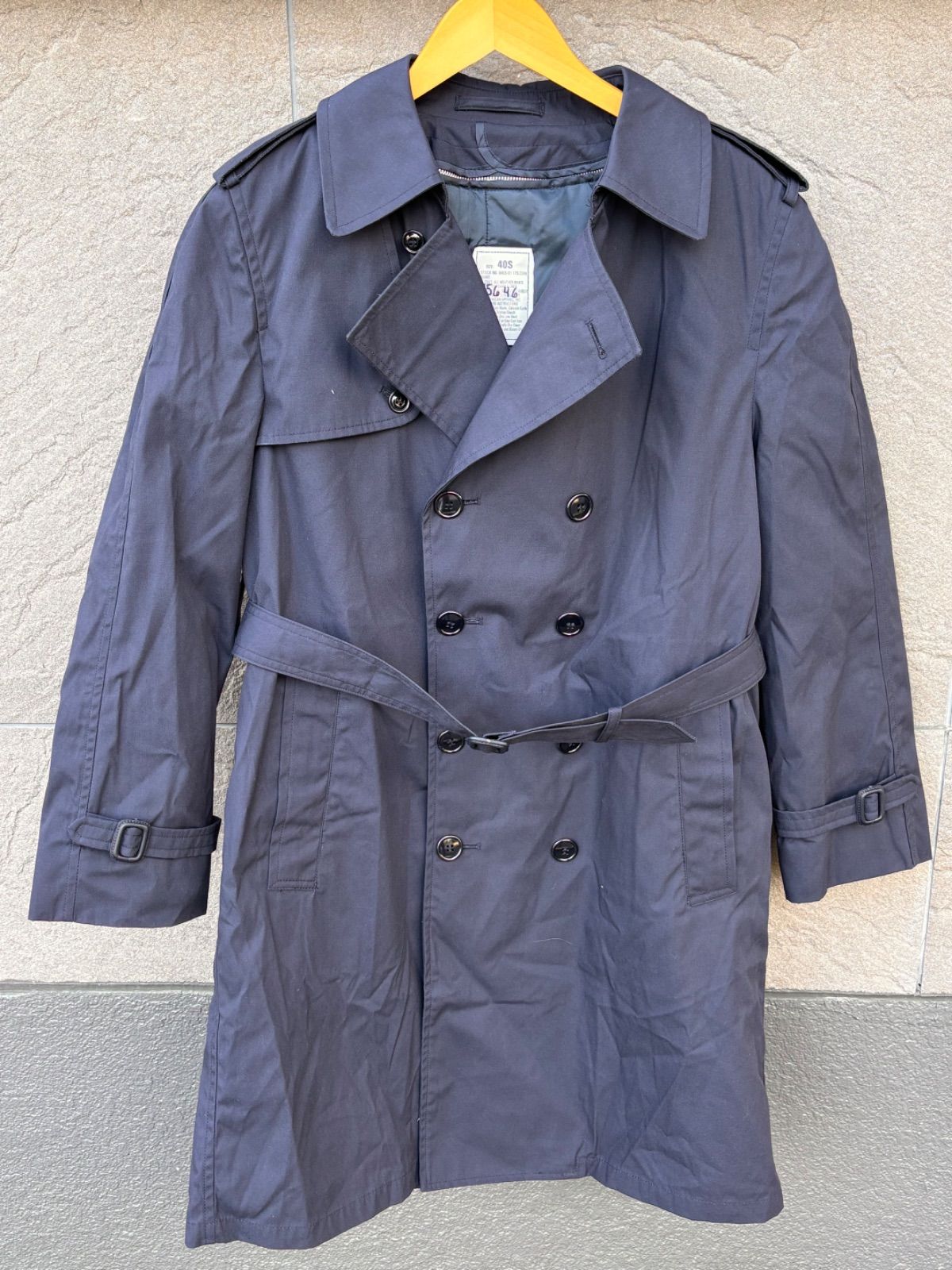 US AF トレンチコート　AFブルー　40S