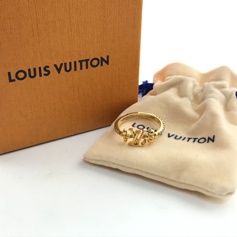 ルイヴィトン リング・LV アイコニック ルイザ ゴールド　15号　現行品 国内発送】Louis Vuitton リング LV アイコニック ストラス