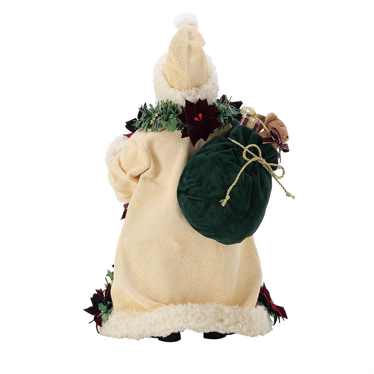 Old World Poinsettia Santa 26.7cm サンタ サンタクロース 人形 置物 フィギュア クリスマス ホリデー Possible Dreams 正規輸入品 NEXPOTALLINN_EU