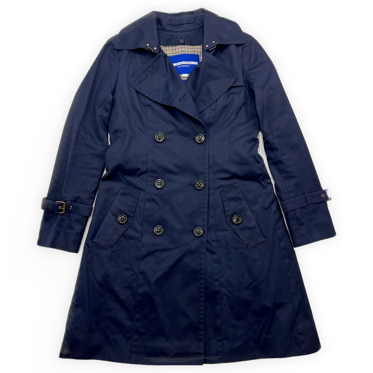 バーバリーロンドン　BURBERRY　ネイビー　 トレンチコート 新品タグ付BURBERRY LONDON ENGLAND SANDRINGHAMバーバリー