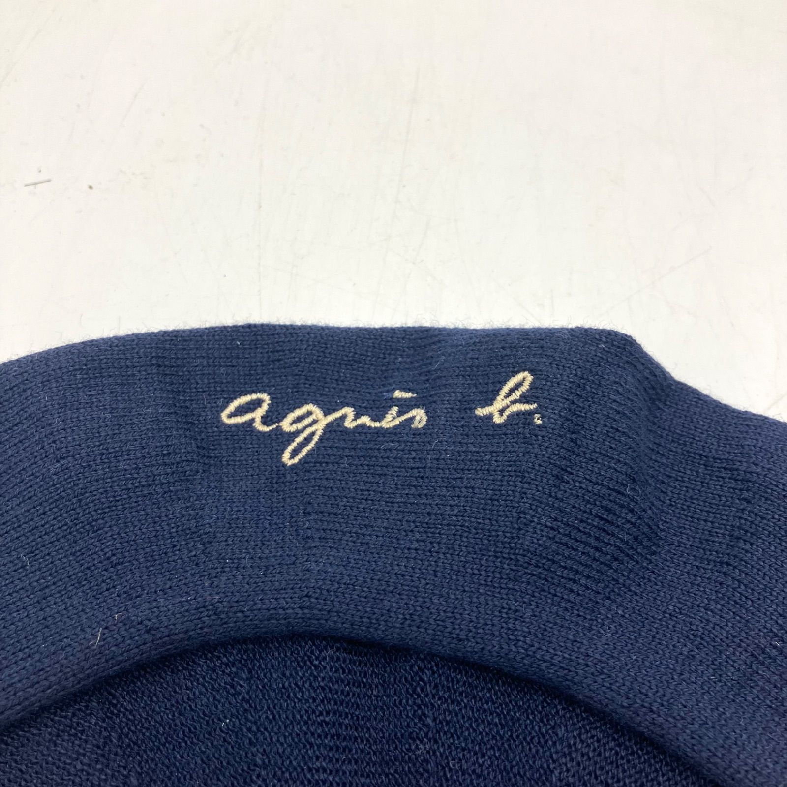To b. by agnes 帽子 ベレー帽 WM03 BERET LOVE YOU 刺繍 ベレー