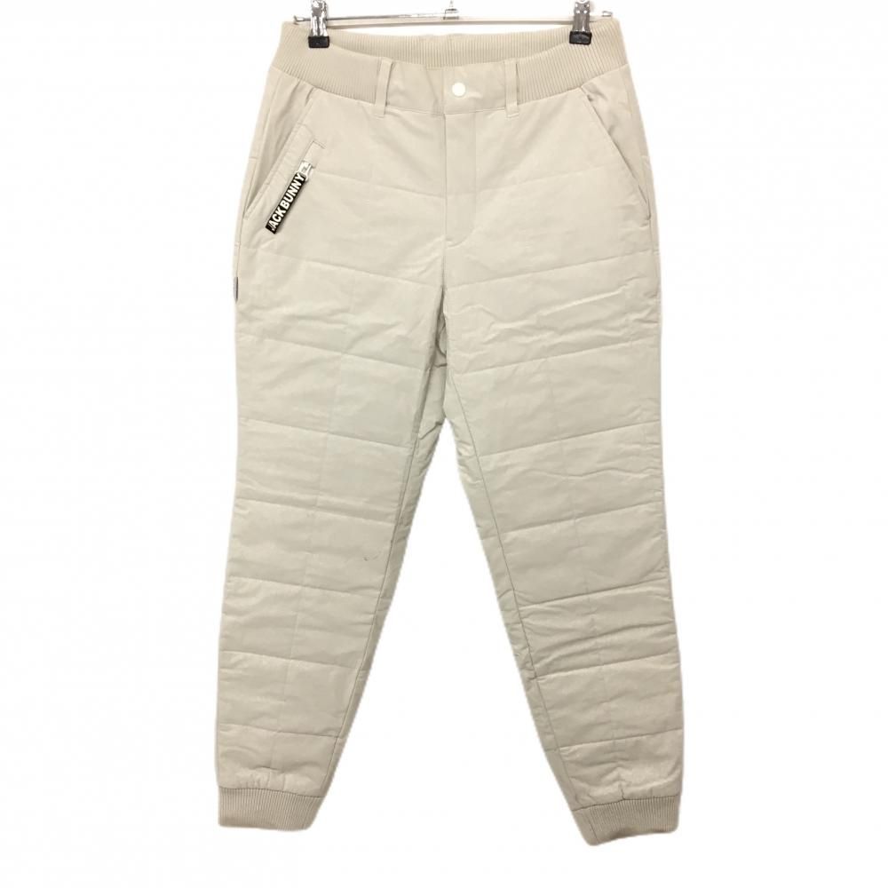 ジャックバニー 中綿ジョガーパンツ アイボリー ウエストゴム 調節紐 メンズ 4 M ゴルフウェア Jack Bunny