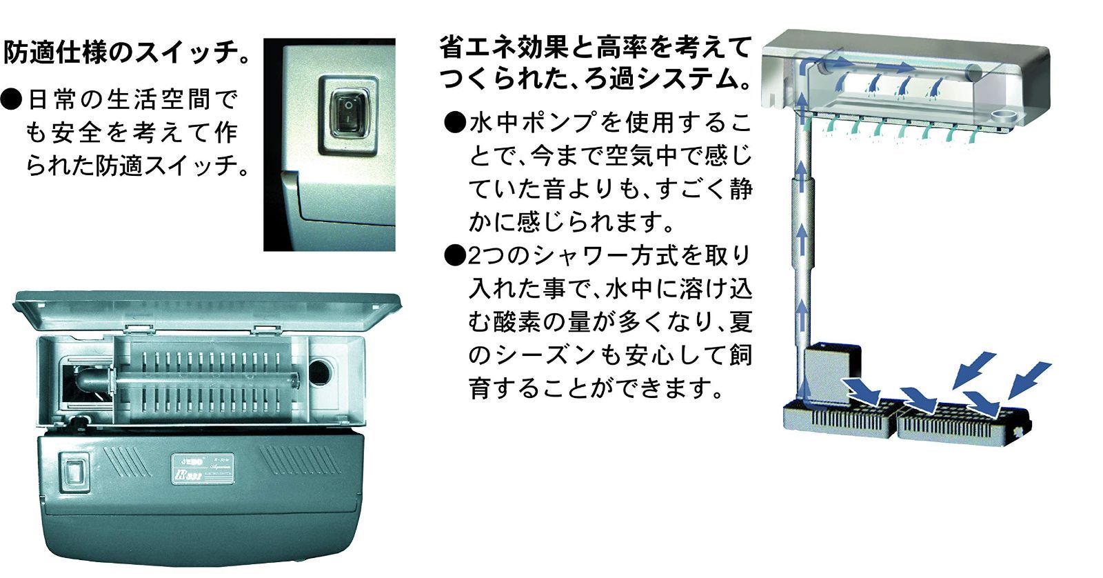 特価商品】水溶量約20 50HZ インテリア水槽R-331 ホワイト お住まいの地域の50/60Hzを必ず確認お願い致します。 - メルカリ