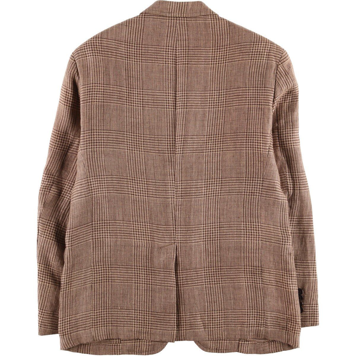 美品‼️Ralph Lauren リネン千鳥ジャケット/ハウンドトゥース ブラウン 美品‼️Ralph Lauren リネン千鳥ジャケット/ハウンドトゥース