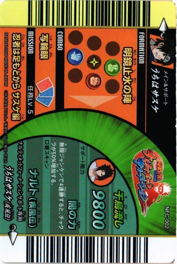 ナルトカード NARUTO ナルト カード キラ 疾風伝 うずまきナルト&春野サクラ
