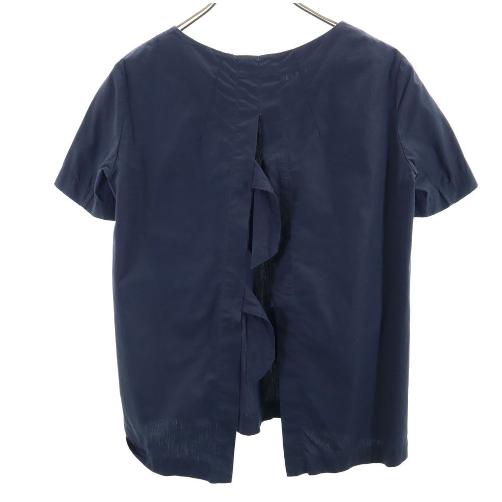 訳あってお買い得！30～80％OFF ブラウス 半袖 ステラマッカトニー 36 Nina Stella ネイビー シャツ+ブラウス(半袖+袖なし)