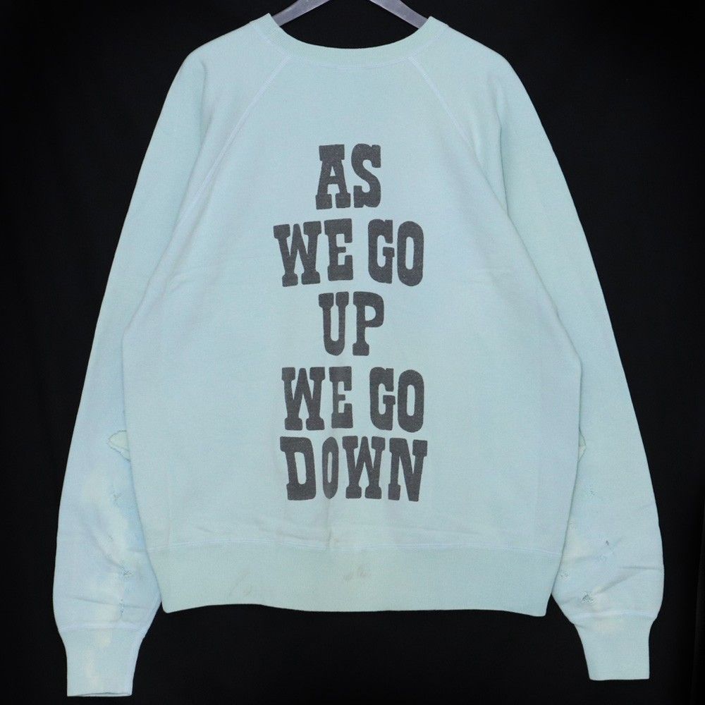 未使用 SAINT MICHAEL CRW N SWT JESUS XLサイズ ブルー - メルカリ