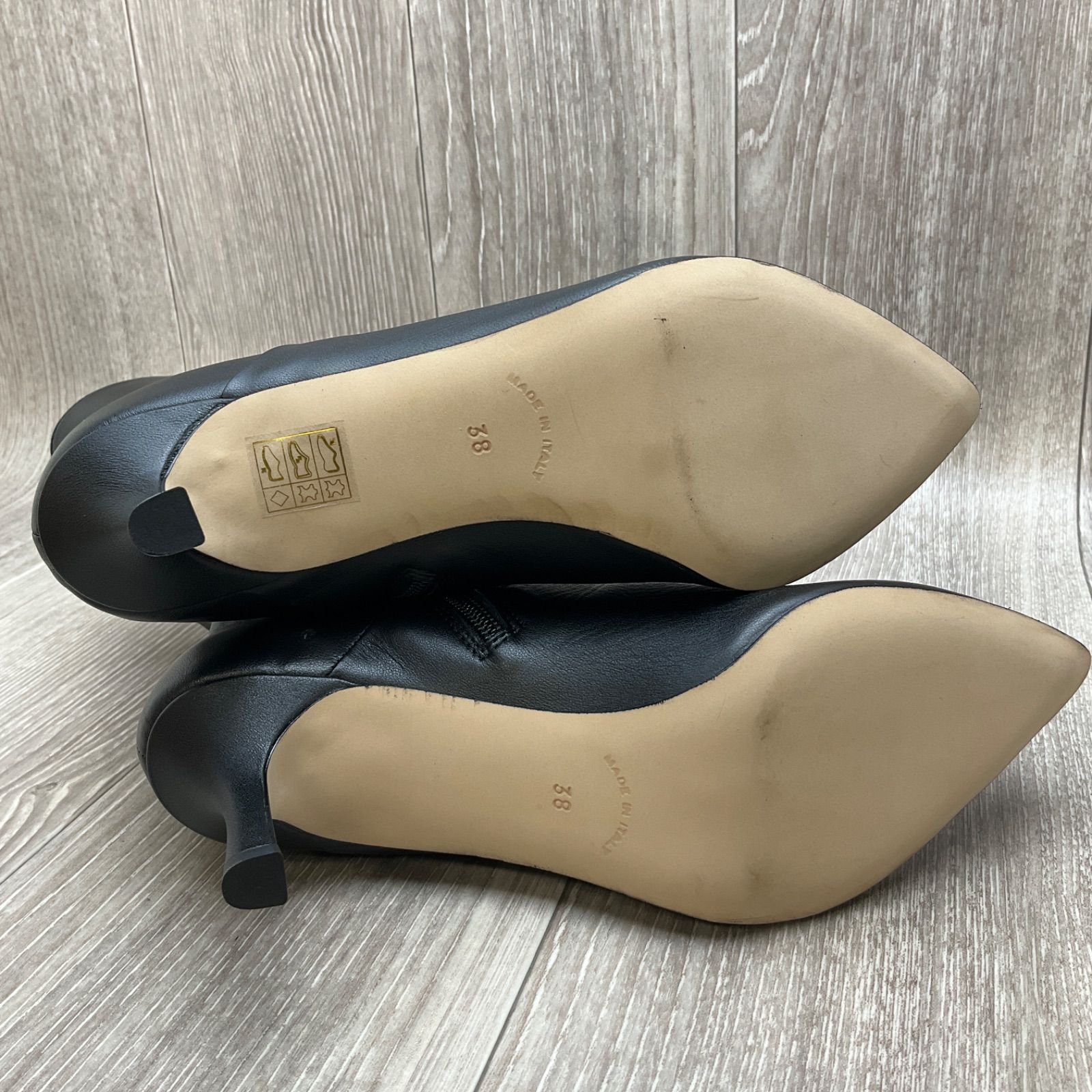 アウトレット】CORSO ROMA,9レザーショートブーツ◇サイズ38