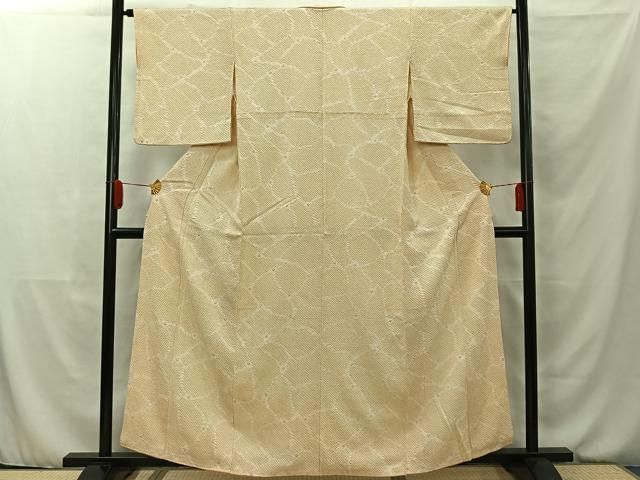 平和屋着物□大変加工の良い総絞り小紋 正絹 逸品 AAAT2408jh