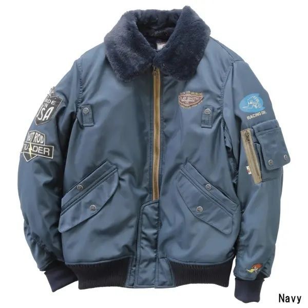 CLAY SMITH クレイスミス DRAG KING CSY-5100 ウインタージャケット ネイビー LL