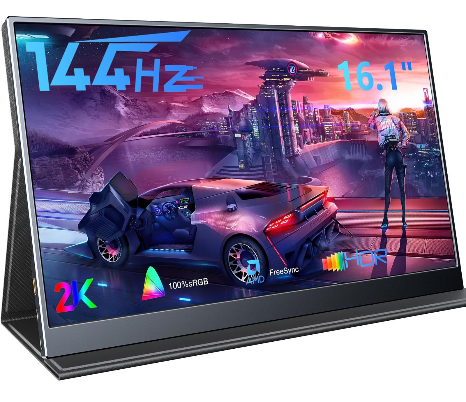 モバイルモニター 2K 144Hz 16.1インチ モバイルディスプレイ