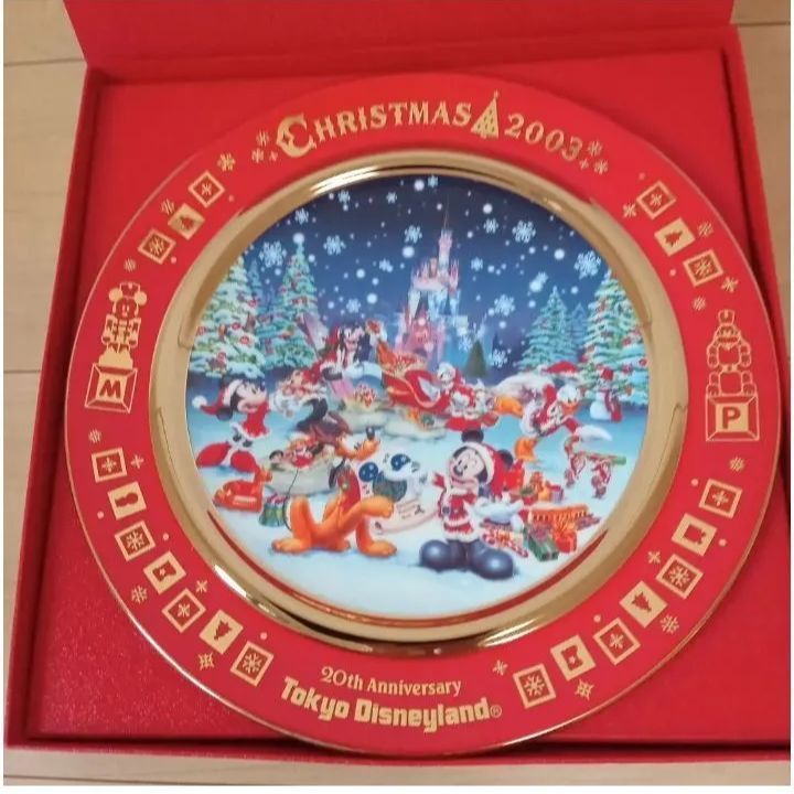 TDL プレート クリスマスファンタジー 2003 20th アニバーサリー
