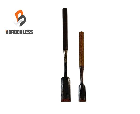 品2本セット 大内 突き鑿 1寸2分|36mm 瓢箪|ひょうたん印 突きノミ 1寸6分|48mm 突きのみ 仕上のみ 大工道具 木材加工