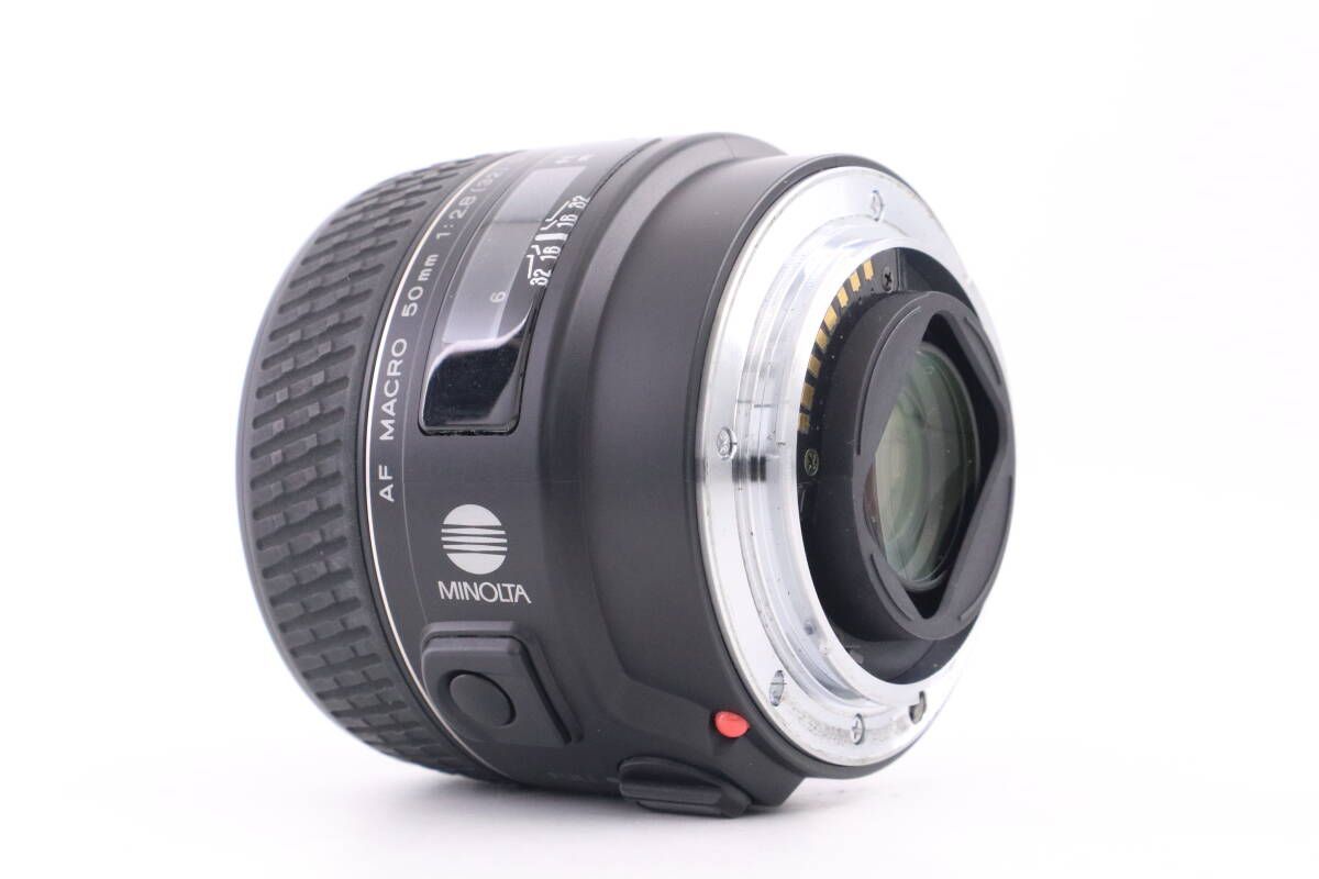 MINOLTA AF MACRO 50mm F2.8 D ブラック AFレンズ ミノルタ (f04990