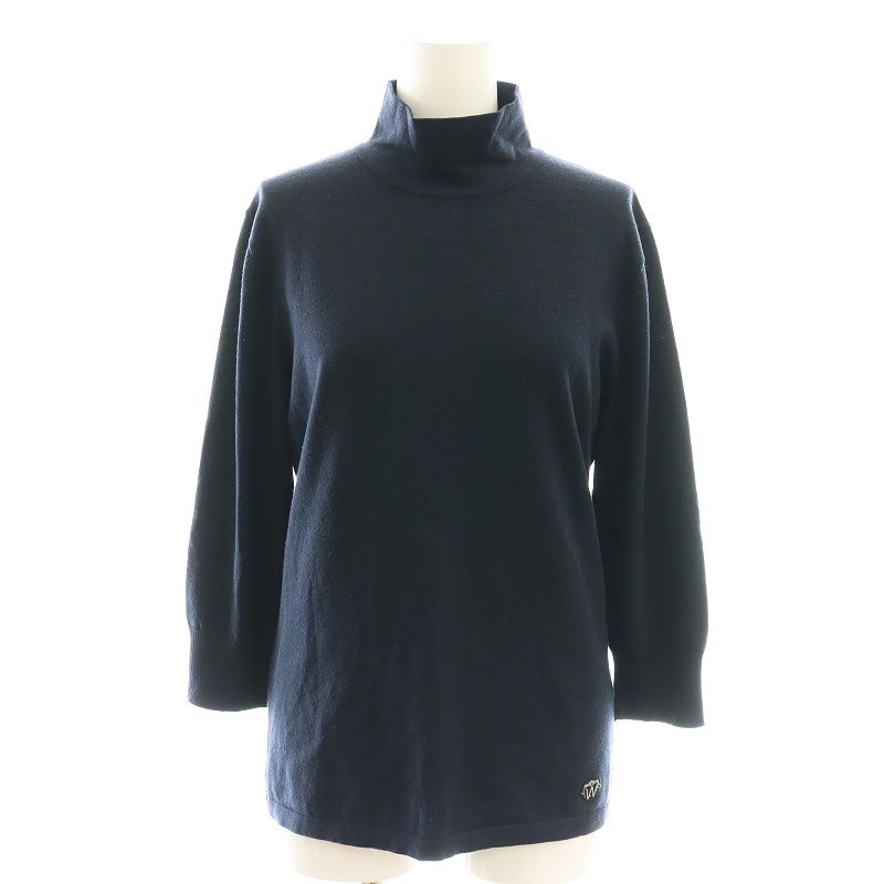 完売❢交渉可❢maxmara WEEKEND ニットセーター ネイビー Weekend Max Mara OMBROSA クルーネックセーター (Weekend Max