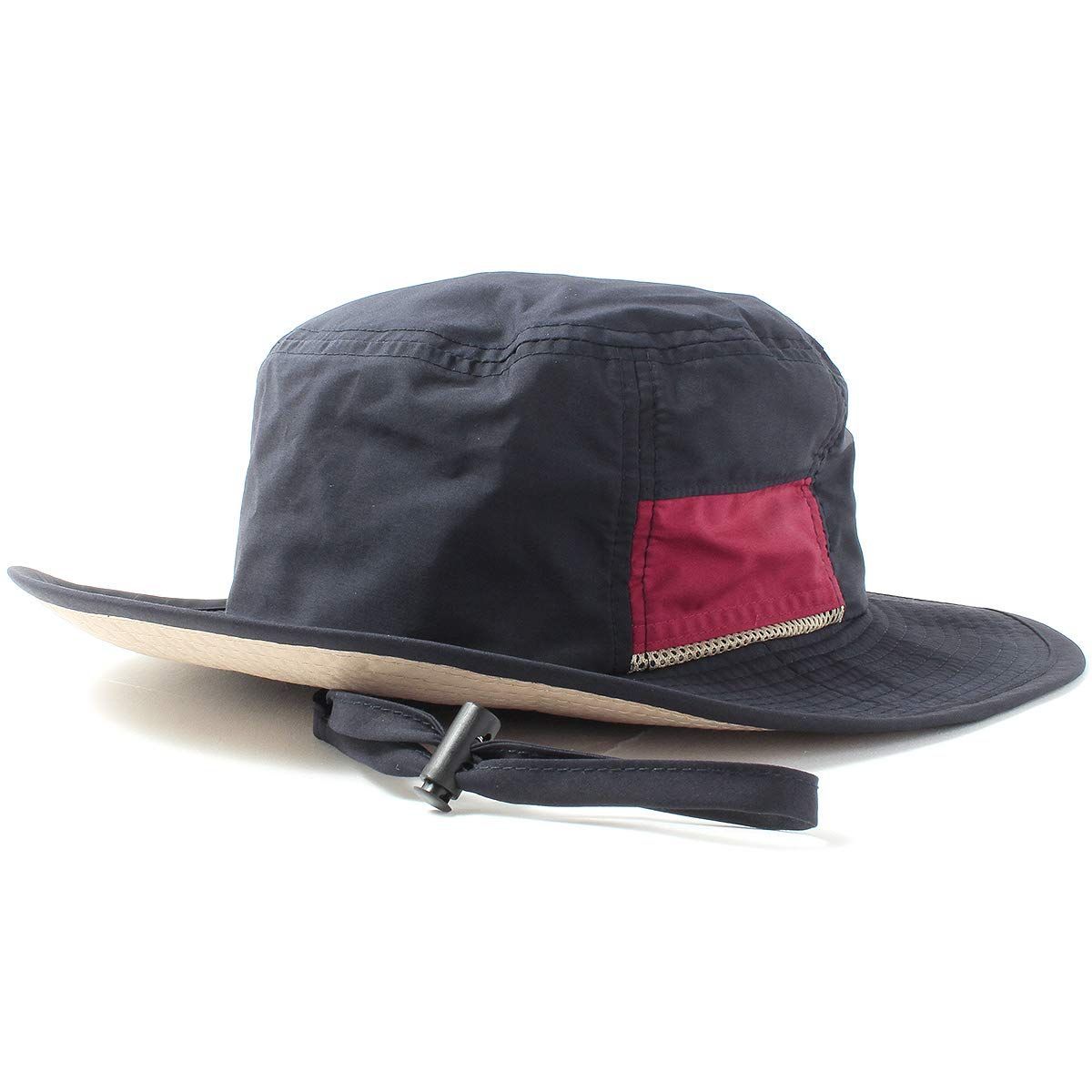 ベーシックエンチ Teflon Safari Hat 撥水 手洗い UVカット 99.9% UPF50+ サファリハット 日除け あご紐 洗える  雨の日 帽子 レディース メンズ フリーサイズ キッズサイズ ビッグサイズ