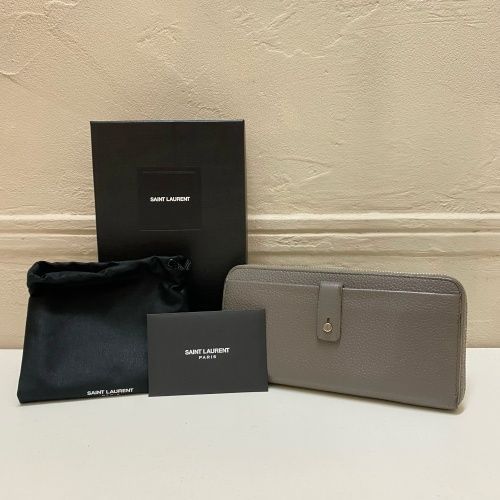 SAINT LAURENT サンローラン サックドジュール 財布 箱有 グレー