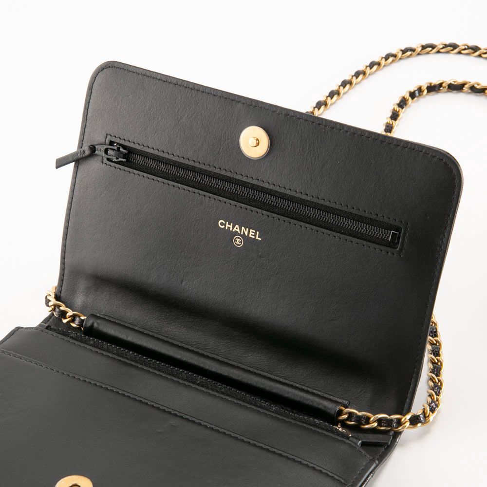 シャネル CHANEL ショルダーバッグ ポシェット BOY CHANEL ボーイ シャネル Vステッチチェーンウォレット AP1117 CHANEL（シャネル） 【ヴィンテージ・中古】シャネル ショルダーバッグ