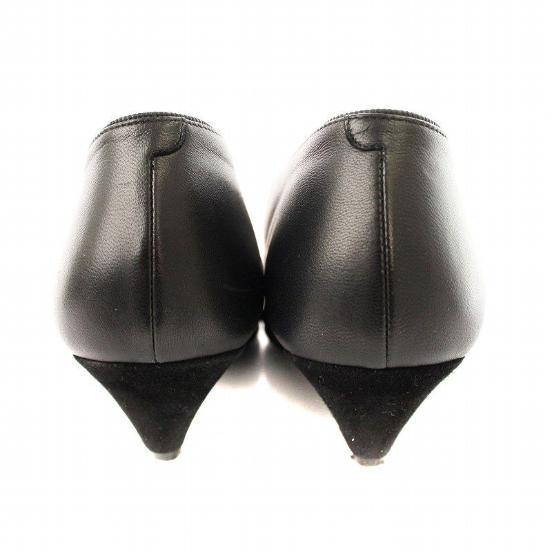 CELINE セリーヌ フィービーパンプス 37 セリーヌ CELINE パンプス フィービー期 Vカット ポインテッドトゥ 37