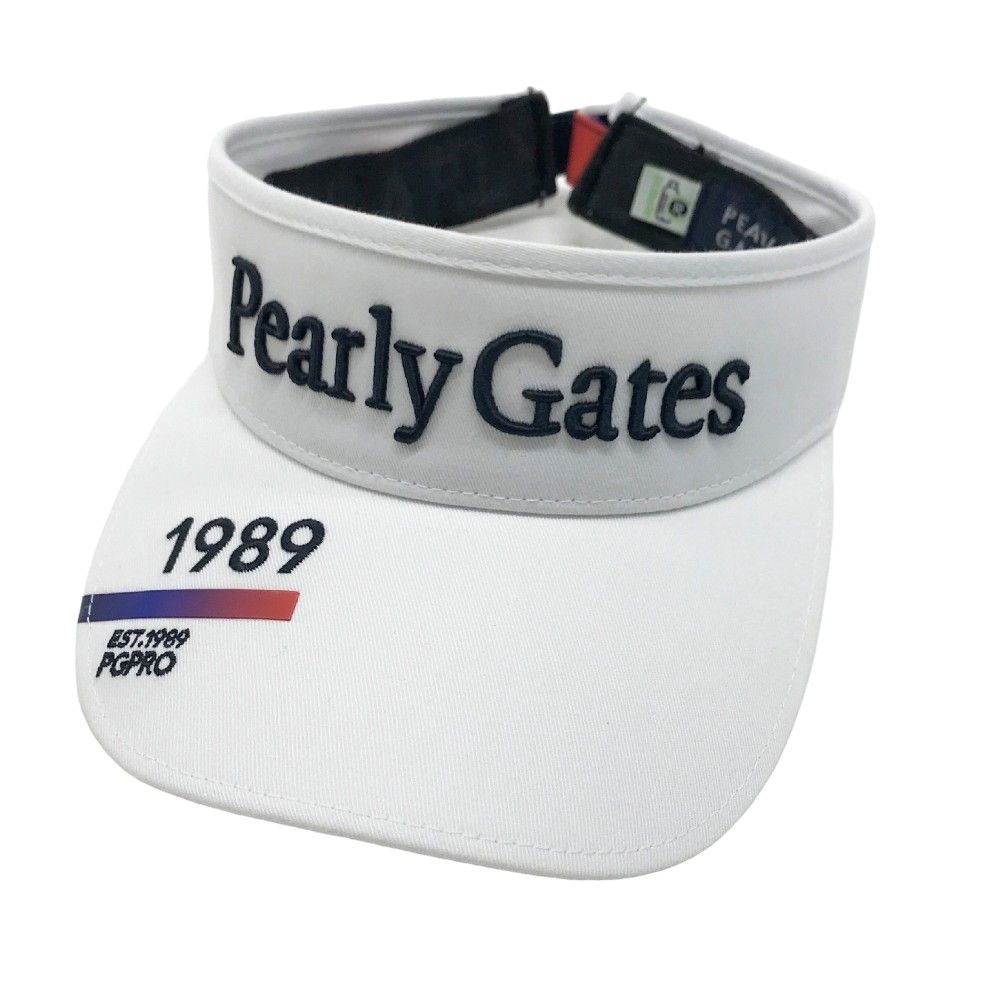 PEARLY GATES パーリーゲイツ 2024年モデル サンバイザー NEOトリコロール  ホワイト系 FR [240101259214] ゴルフウェア ストスト