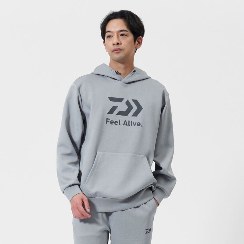  DE 8925 ダンロテック スウェットフーディー M ブラック フライ アウトドア用品 フィッシングジャケット ウェア