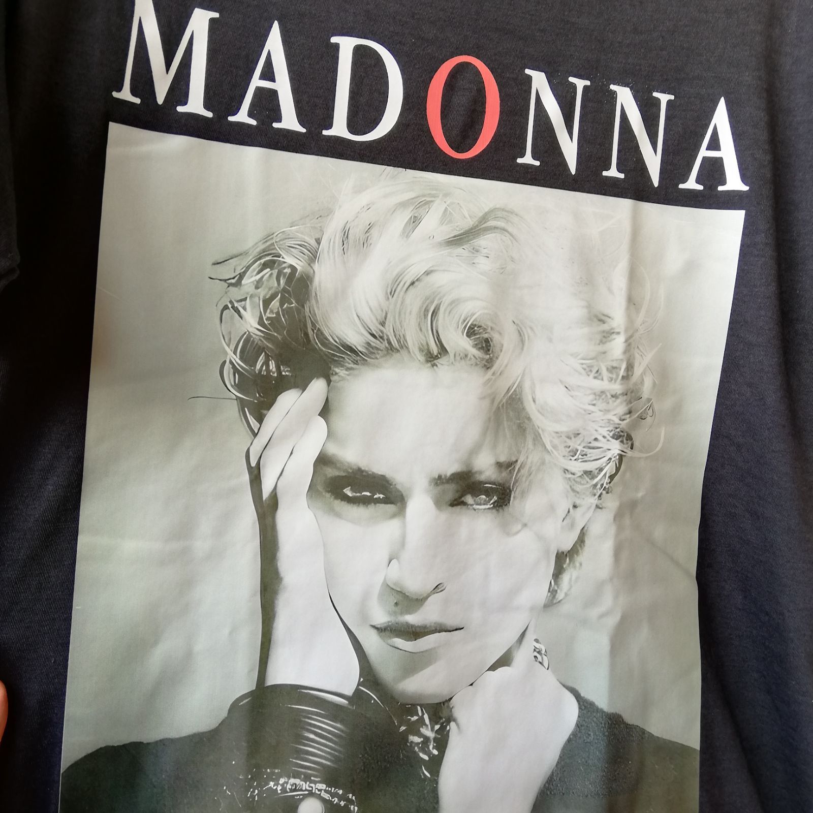 マドンナ　PPFM　フォトプリント　ロゴスパンコール　Tシャツ　MADONNA シュプリーム SUPREME ☆AA☆ 18AW Madonna Tee Black マドンナ