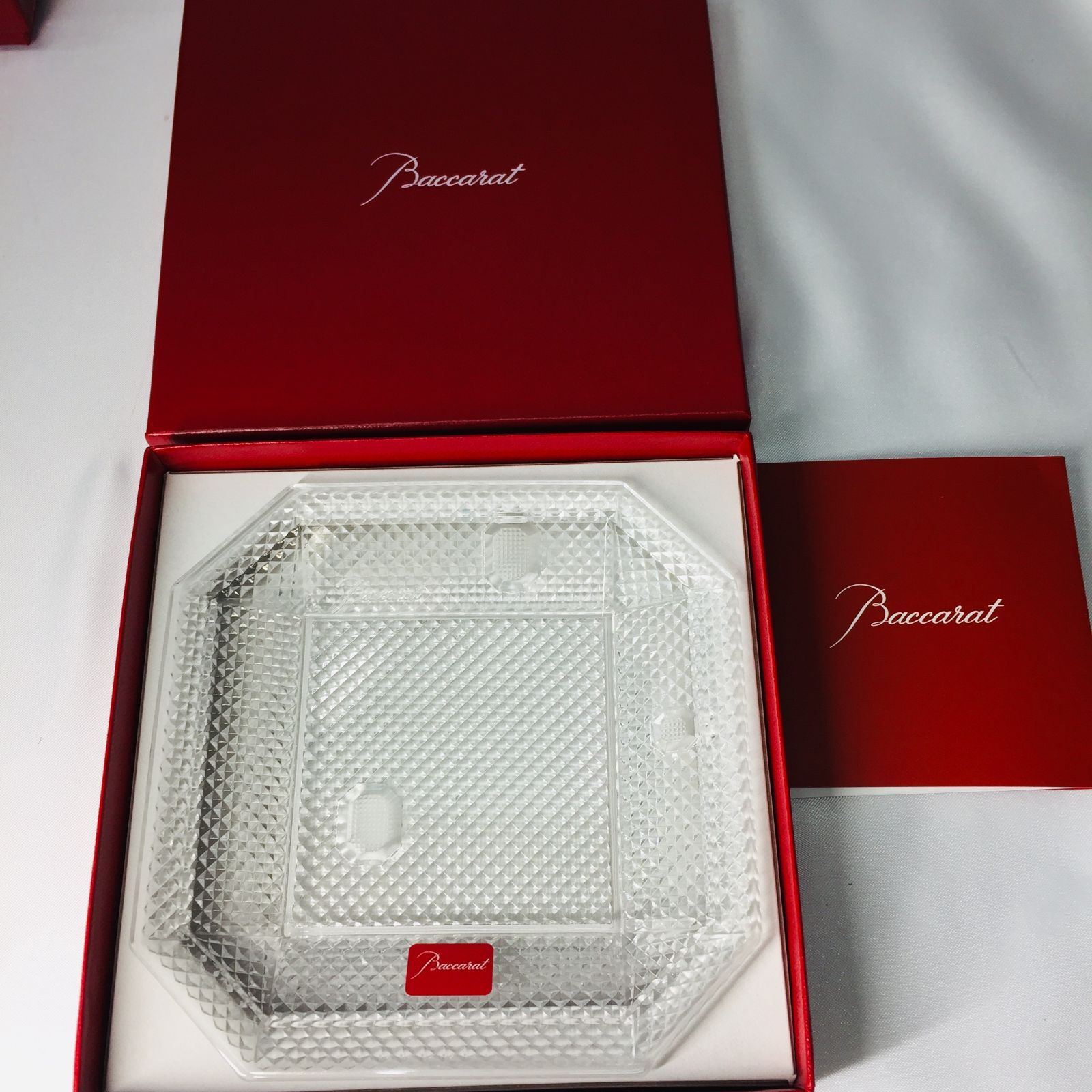 S バカラ Baccarat パンピーユプレート 小皿 トレー き