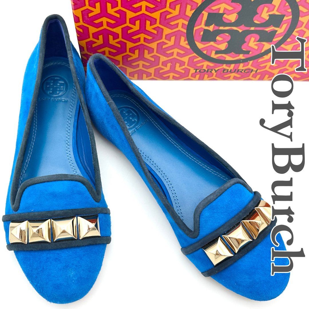 □新品級 希少□ Tory Burch フラットシューズ スエード