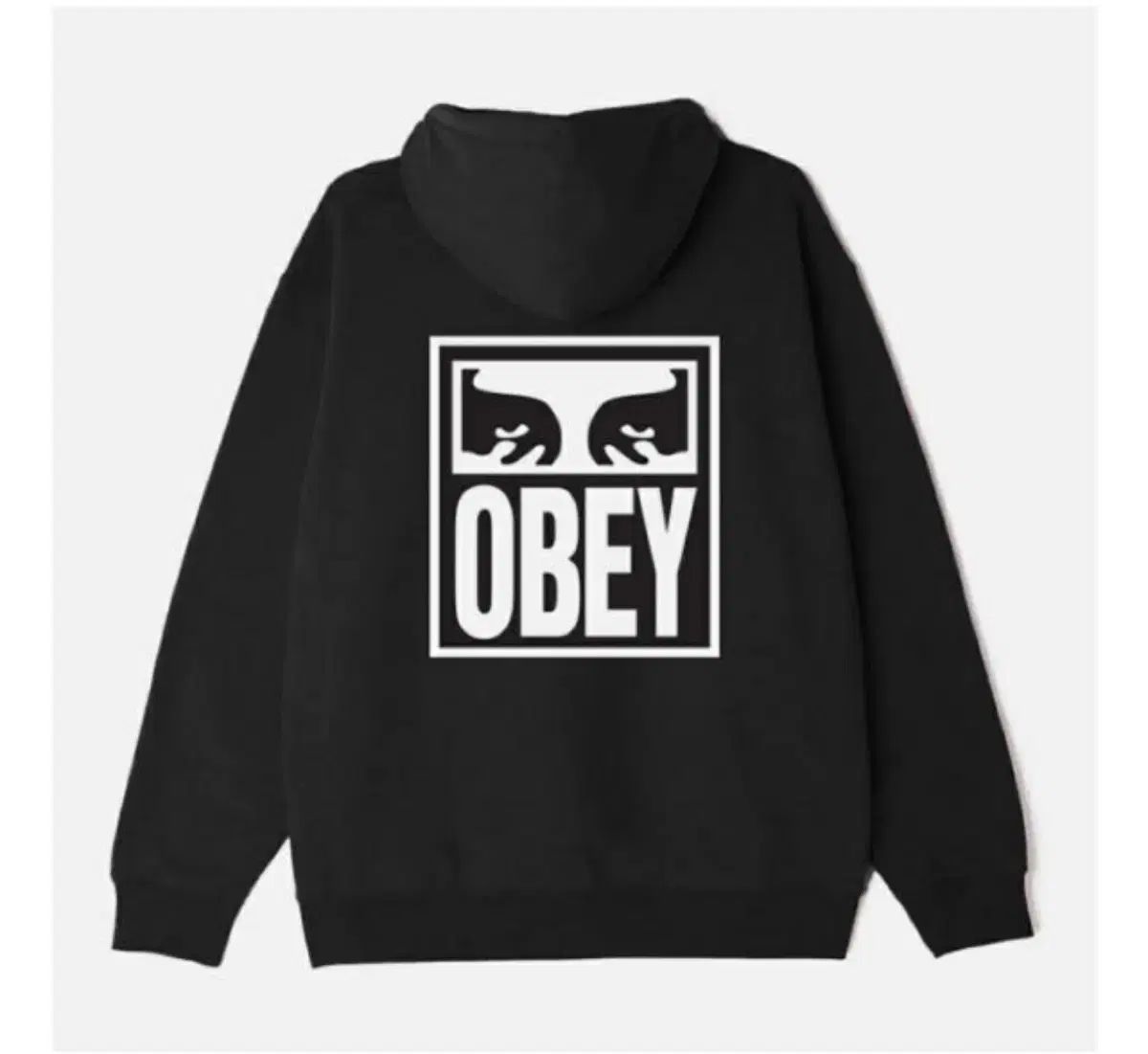 OBEY(オベイ) obey 目 アイコン フード付きTシャツ 黒 s